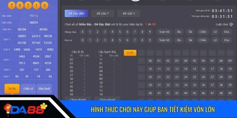 Hình thức chơi này giúp bạn tiết kiệm vốn lớn