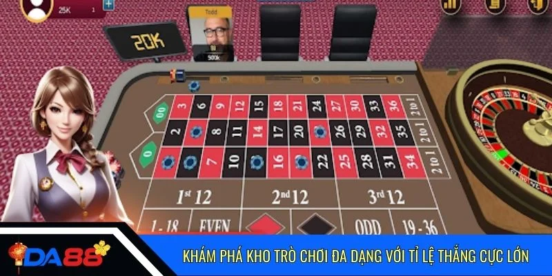 Khám phá kho trò chơi đa dạng với tỉ lệ thắng cực lớn